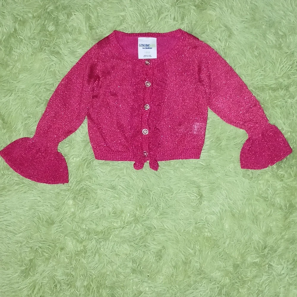 Genuine Kids From OSHKOSH Kids cardigan with‎ bell sleeves Size 18M